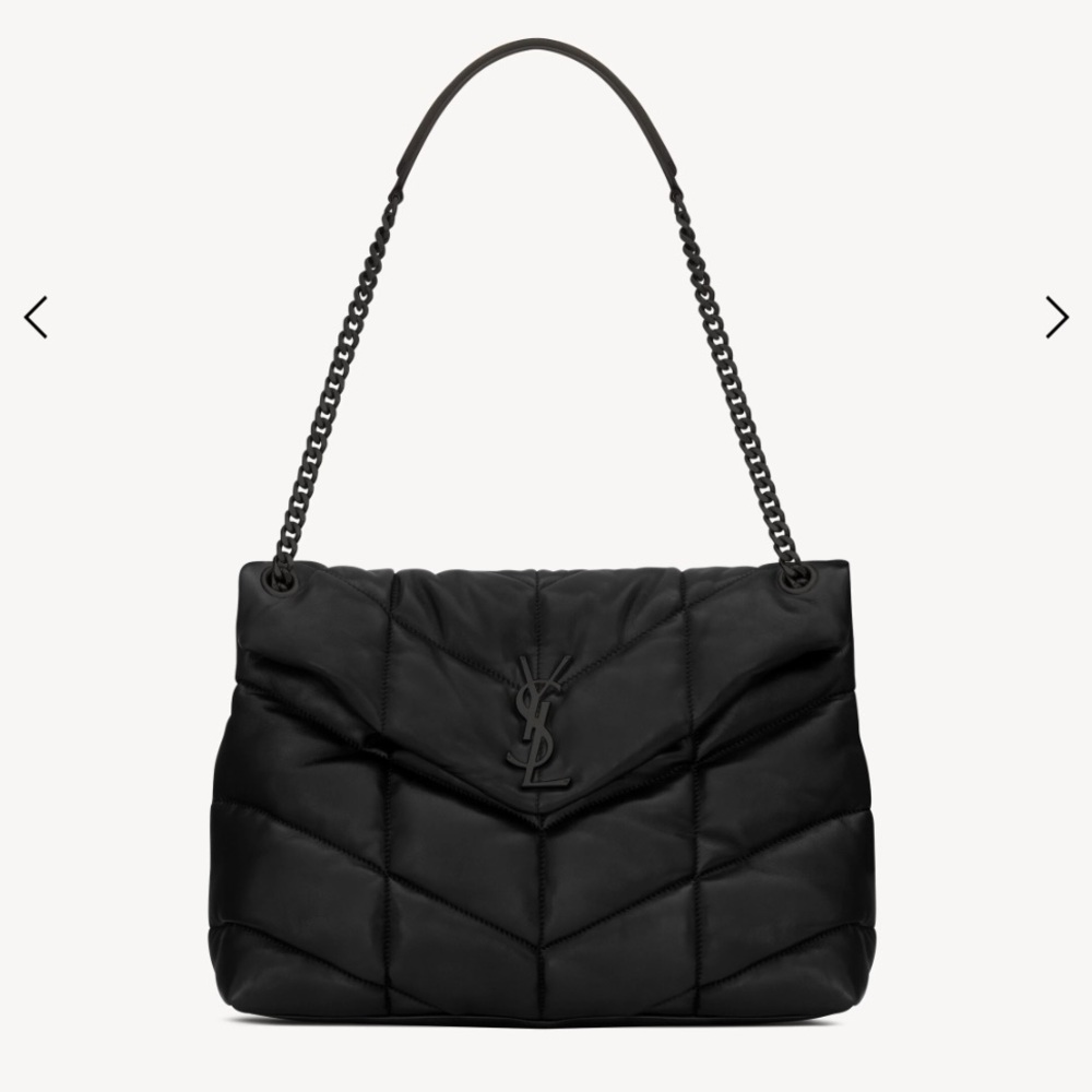 YSL PUFFER MEDIUM IN NAPPA LEATHER black - Picture 2 of 8